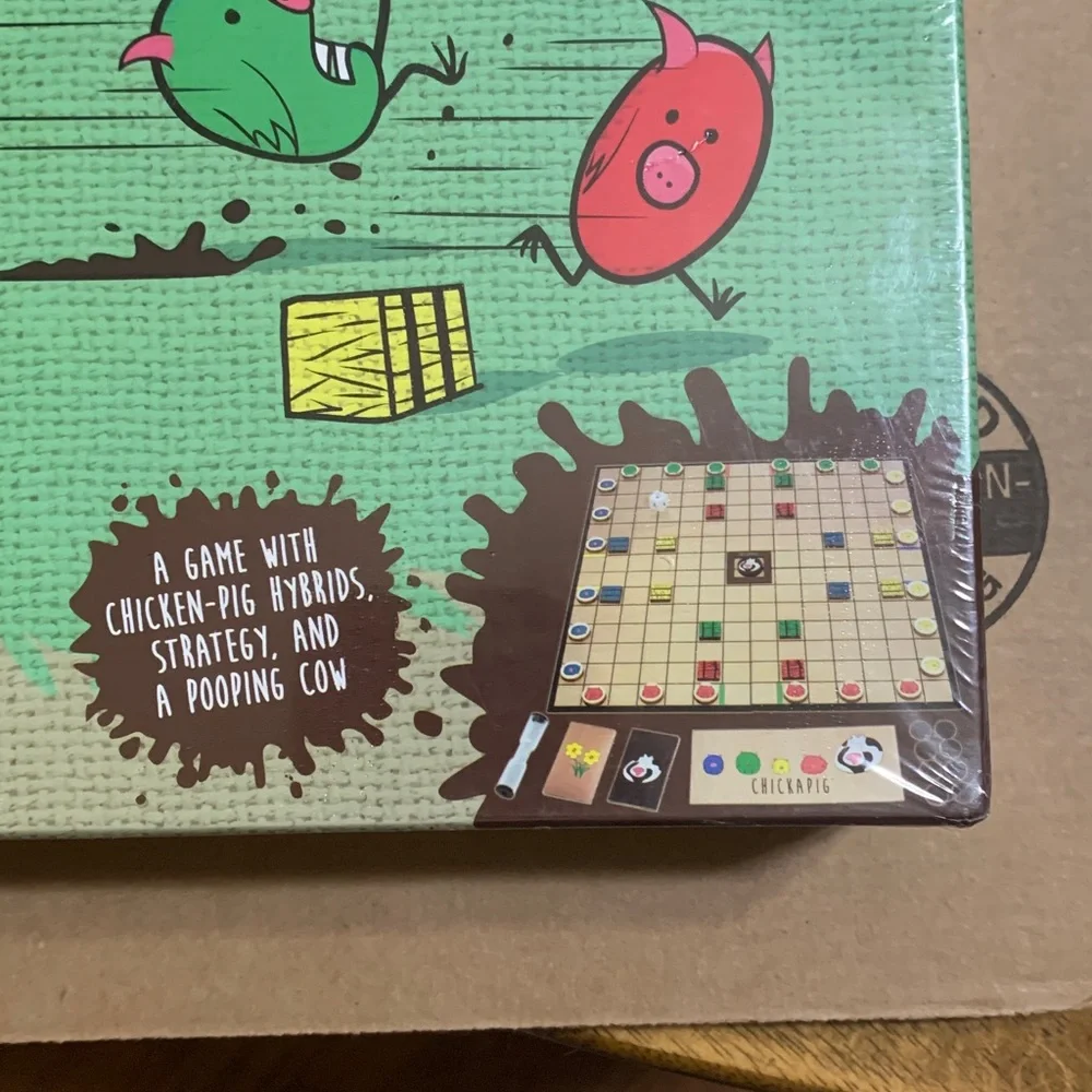 Chickapig Board Game - Colorful Farm Animals. 🆕 Sealed